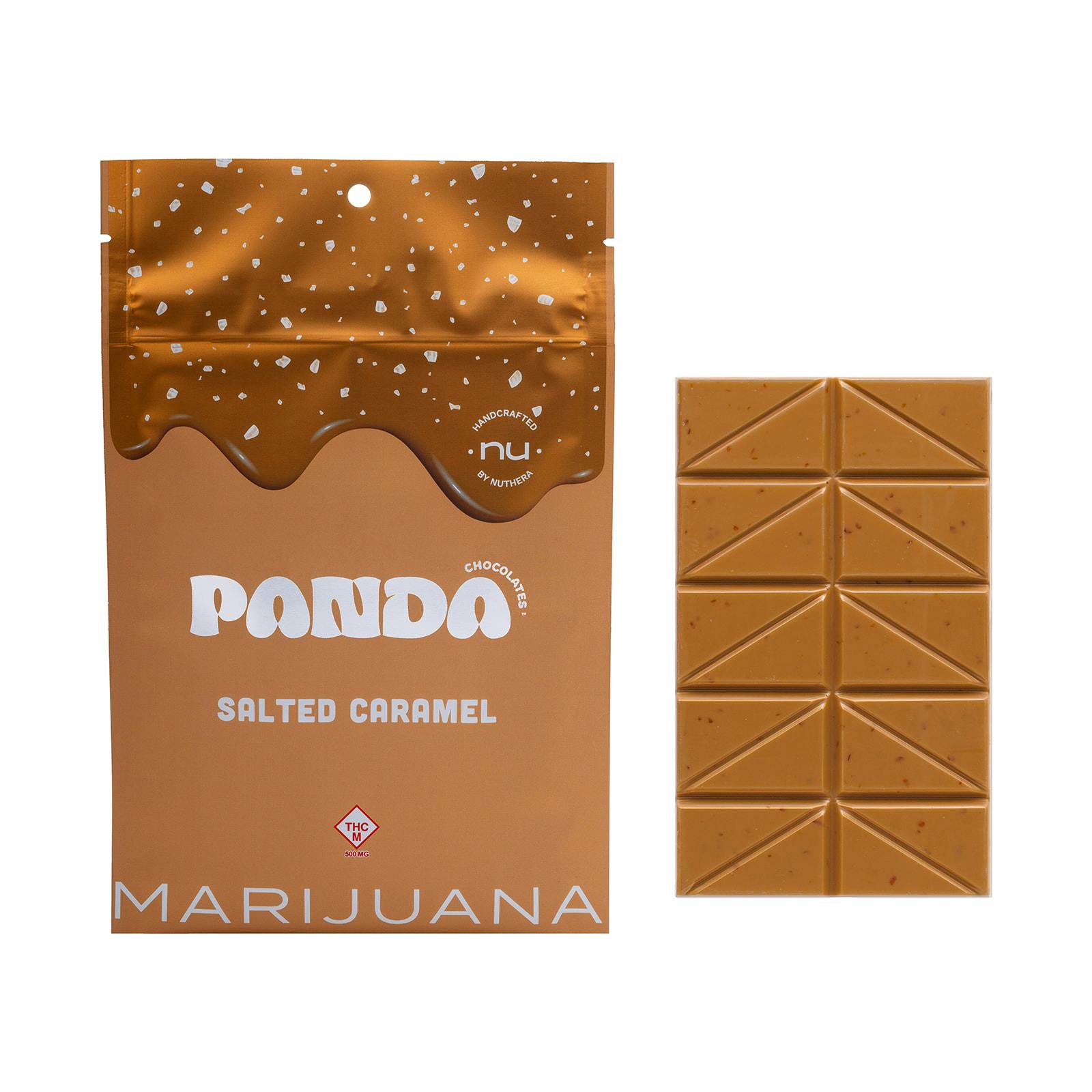 Panda: High-Dose Chocolate | Salted Caramel | 500mg | 10pk | CODES