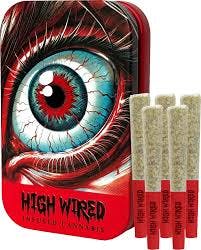 Product AWH High Wired Infused Prerolls Clips 1.75g  - Gush Mints (5pk)
