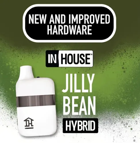 In House | 2g | Vape | Distillate Disposable | Jillybean