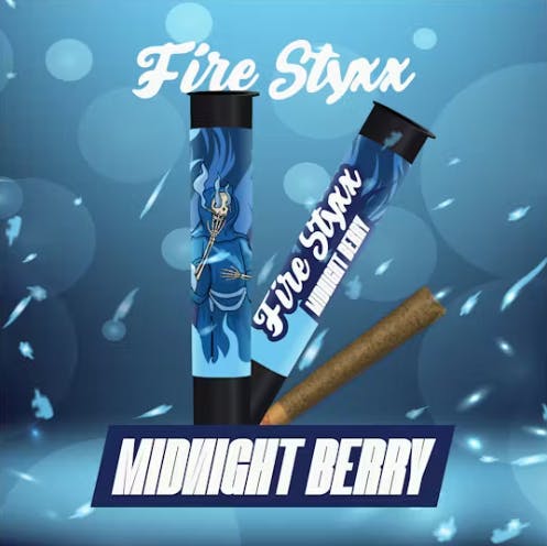 Product: Fire Styxx | Midnight Berry | Infused Preroll - 1g