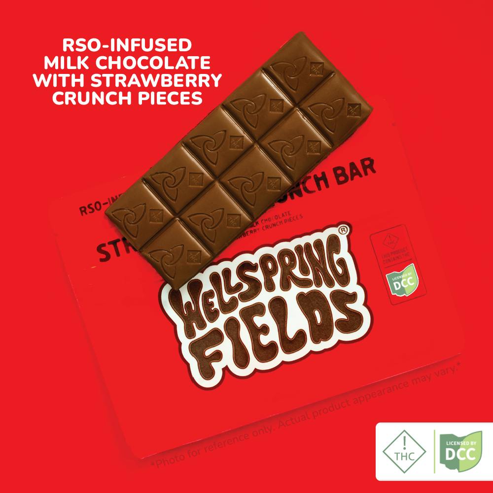 Strawberry Crunch Bar RSO Infused Chocolates 10 X