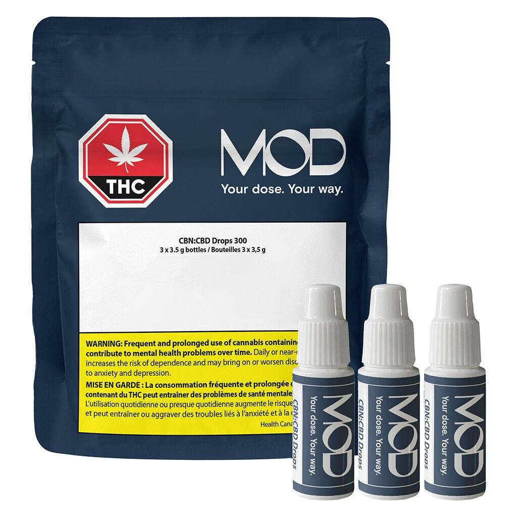 MOD - CBN:CBD Drops 300 - 9ml | Sessions Cannabis