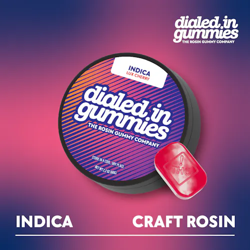 100mg – Lux Cherry – Rosin Gummies (10pk)-active