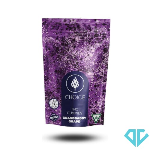Choice Granddaddy Grape Gummies 200mg (REC)