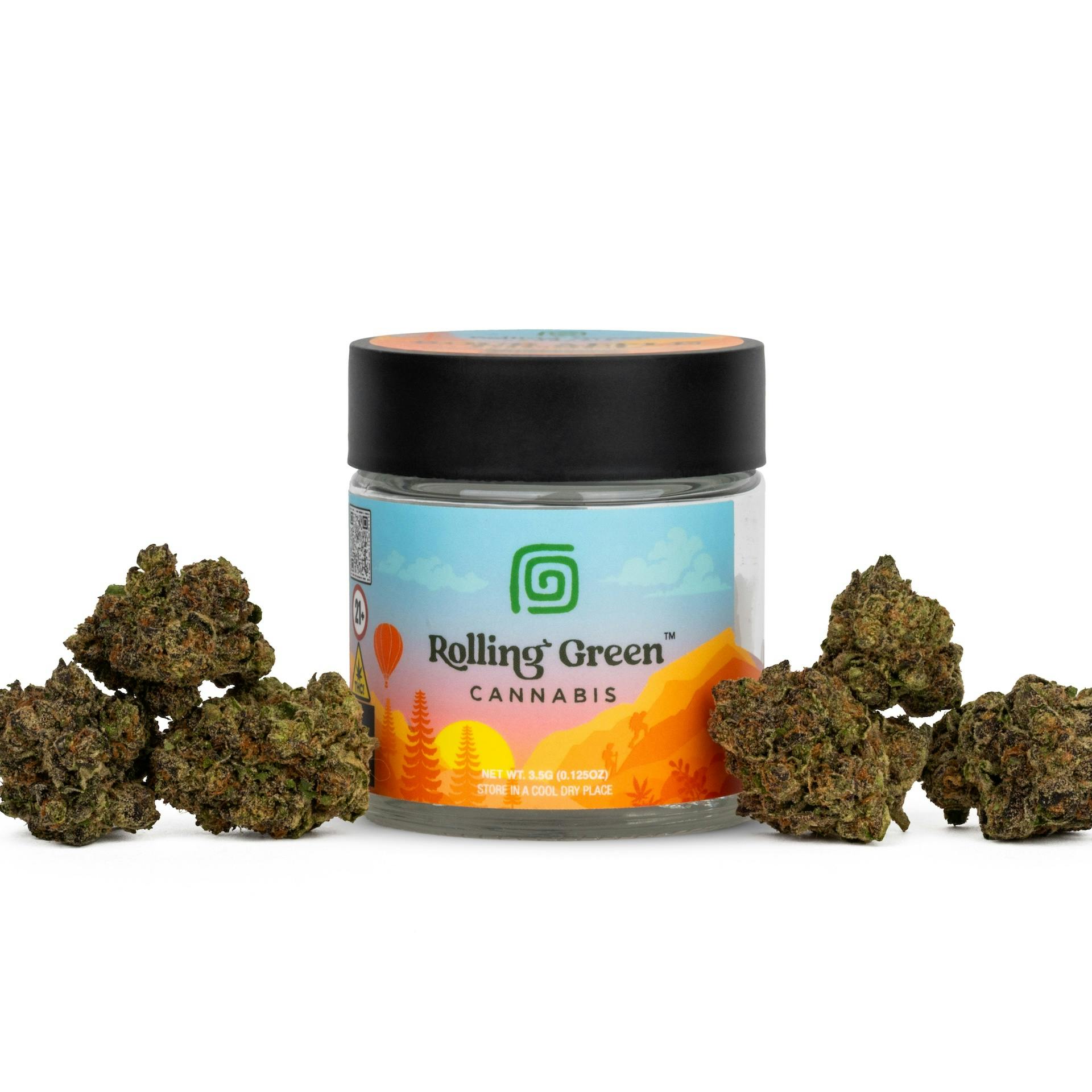 Rolling Green Rolling Green - Zoap Indica | 32% THC - Happy Times