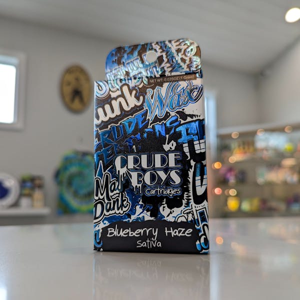 Blueberry Haze (S) - 1g Vape Cartridge - Crude Boys