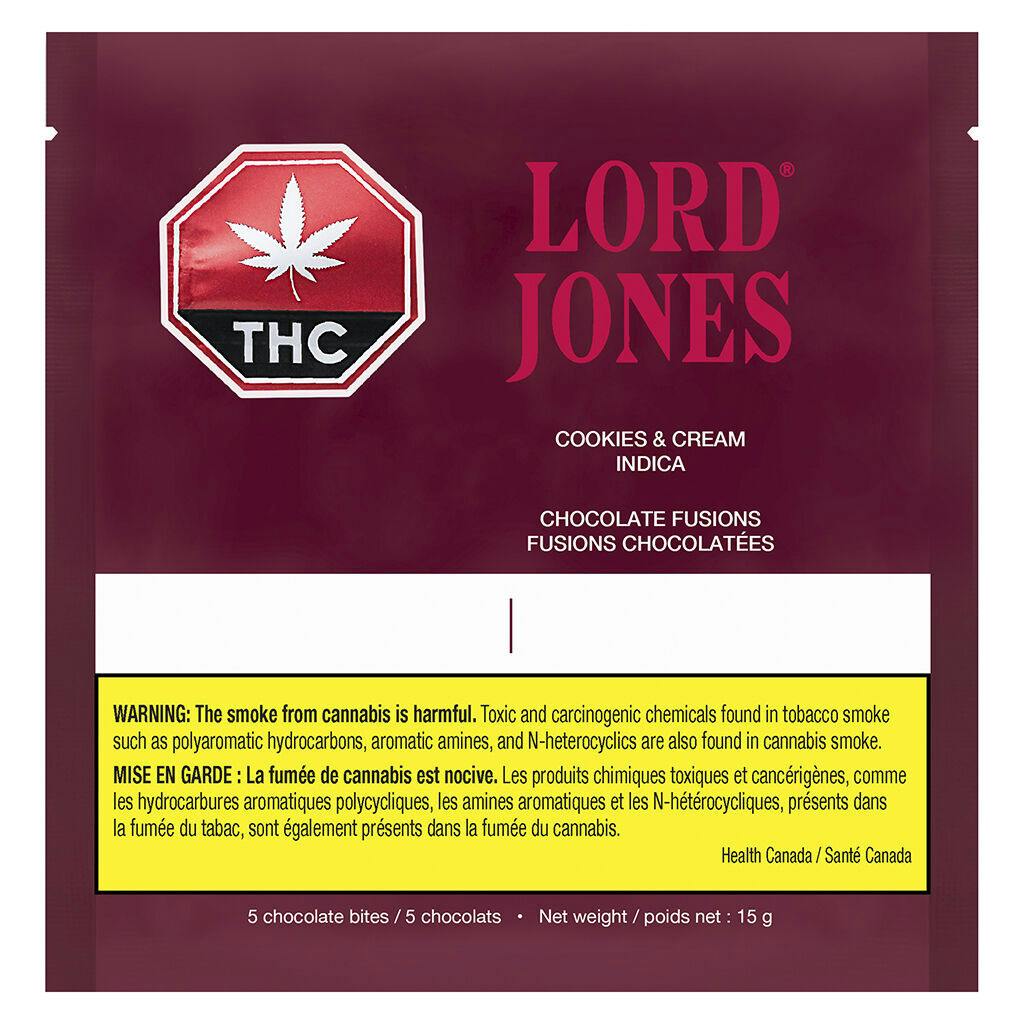 Lord jones - chocolate fusions - cookies & cream - 5 pack-0