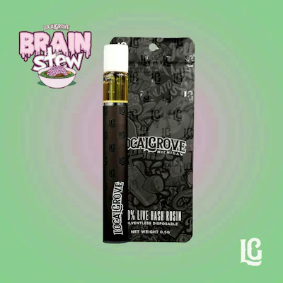 Local Grove - .5g Hash Rosin Disposable - Brain Stew - DISPOSABLES by LOCALGROVE at King of Budz