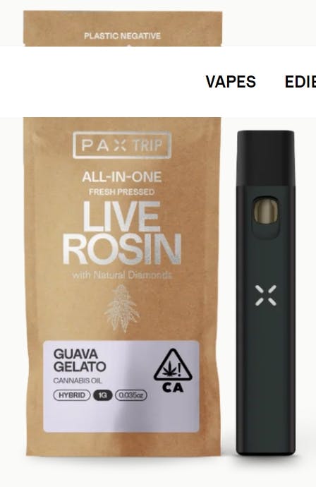 PAX AIO Live Rosin | 1g | Blue Dream