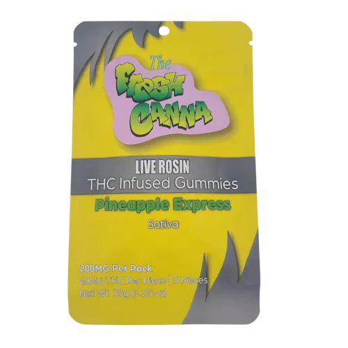 Fresh Canna | Pineapple Express 200mg Gummies-active