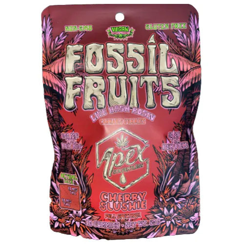 Apex Solventless Fossil Fruits Cherry Slushie Live Hash Rosin