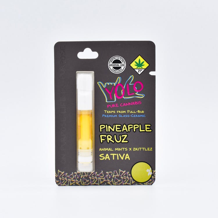 Yolo: Pineapple Fruz - Ceramic Live Resin Cartridge