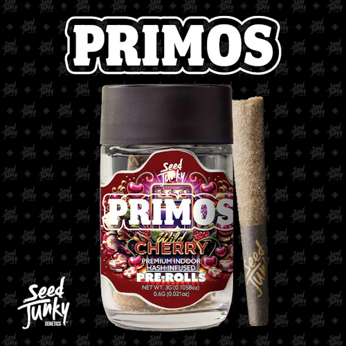 Seed Junky - 5-Pack .6g Bubble Hash Infused Prerolls - Wild Cherry