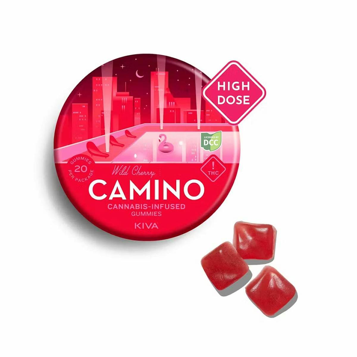 Photo of Camino High Dose Wild Cherry Gummies