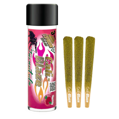 Raspberry Tarantula 3-Pack | 3g - PRE_ROLLS by Cali-Blaze at King of Budz