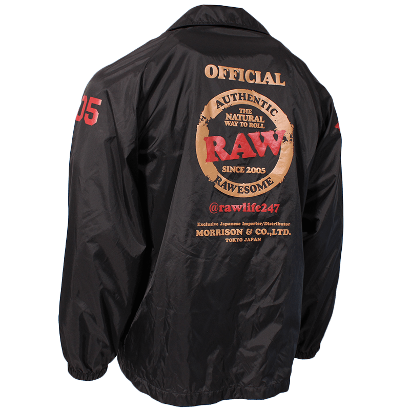RAW | Coaches Jacket | Black | Large-1