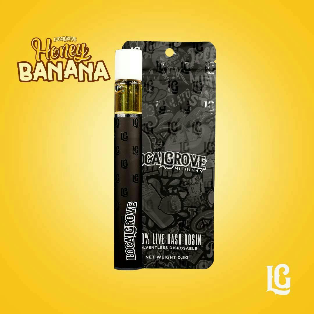 Local Grove - .5g Hash Rosin Disposable - Honey Banana