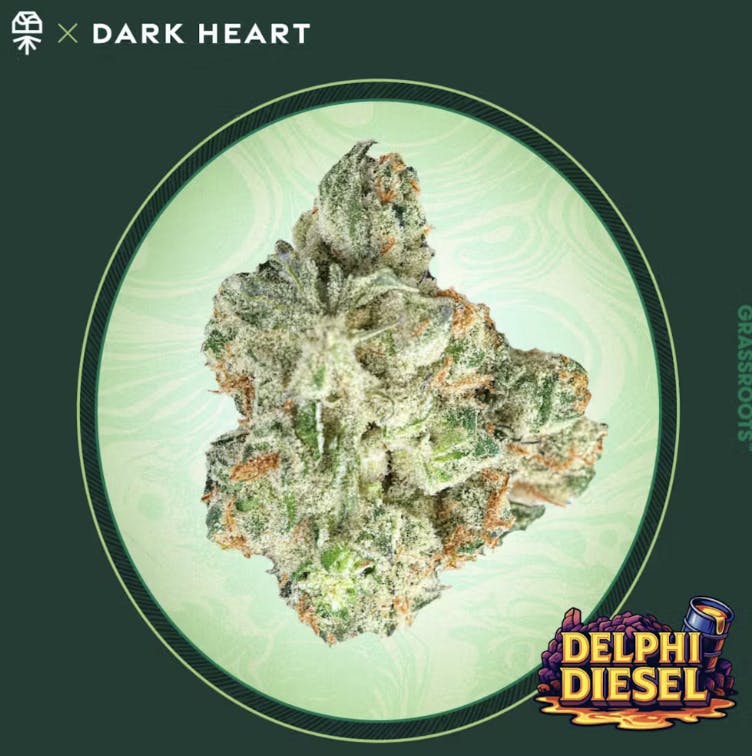 Grassroots Dark Heart Collection 3.5g- Delphi Diesel- Sativa