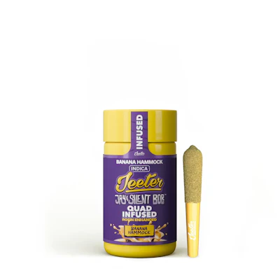 Jeeter Jay & Silent Bob - 5-Pack .5g Quad Infused Prerolls - Banana Hammock