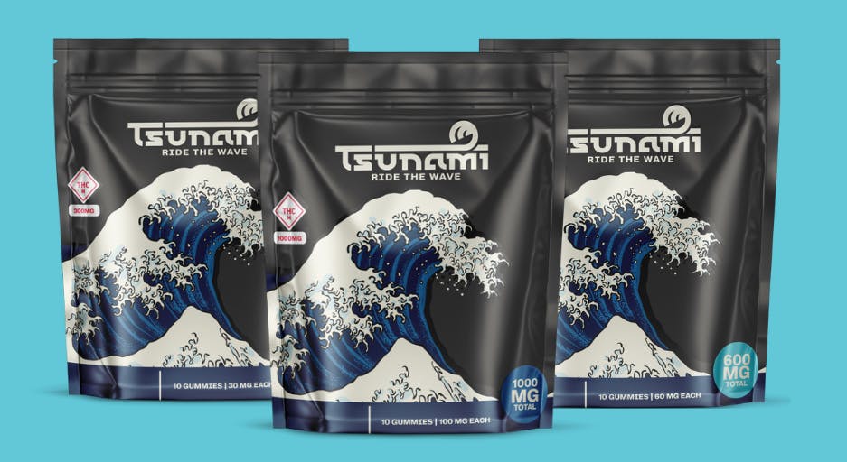Tsunami | Gummies | Fat Albert's Razz Lemonade Live Resin 600mg