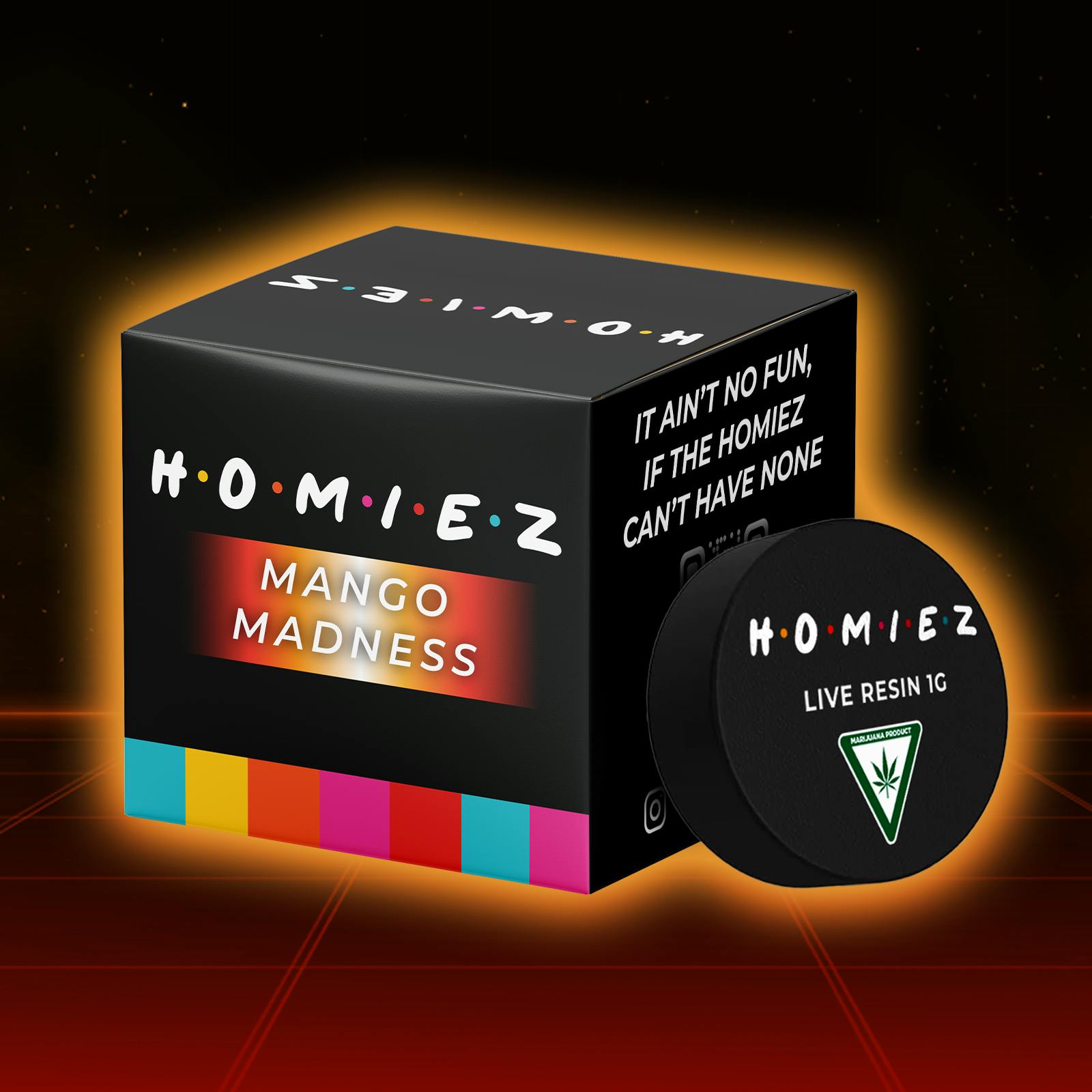 Homiez - 1g Live Resin - Mango Madness