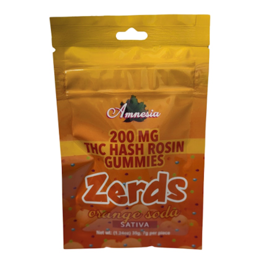 Amnesia - Orange Soda Hash Rosin Zerdz 200mg