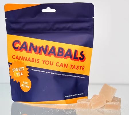 Edibles | Cannabals | Sweet Tea Lemonade | Fast Acting | 100mg | 10ct