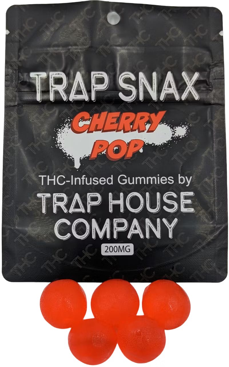 Buy Trap House Trap House Company Trap Snax Cherry Pop 200mg
