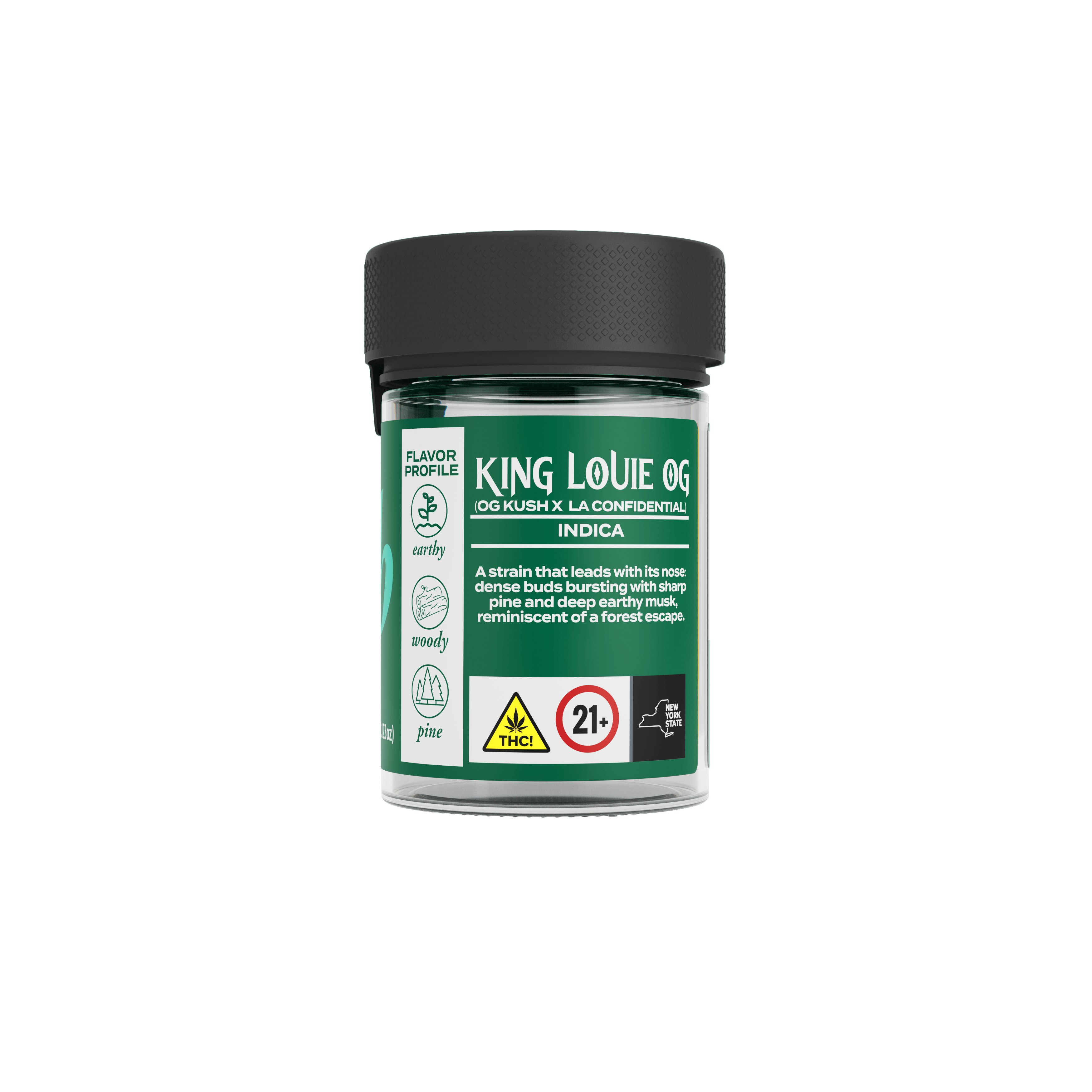 Herb - Flower - King Louie OG - Pre-Ground Infused