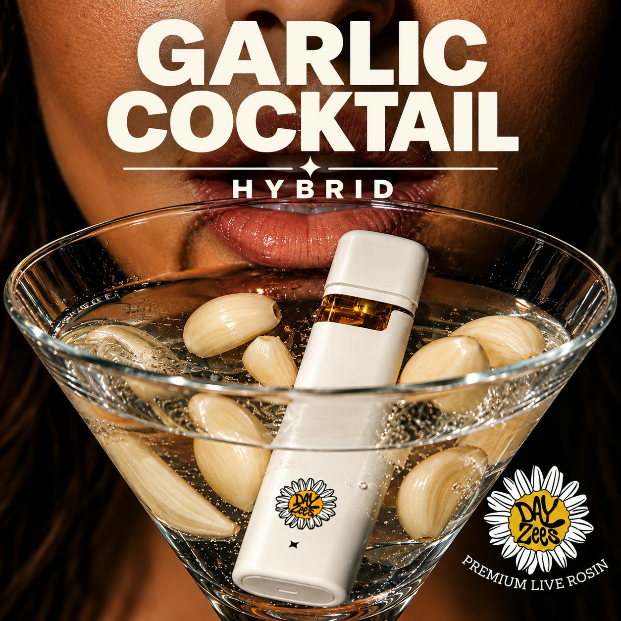 Garlic Cocktail Live Rosin Disposable 1G Hybrid by Dayzees – Vapes at Gatsby Cannabis