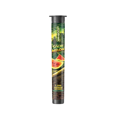 Loosies - 1.25g Infused Preroll - Sour Melon - PRE_ROLLS by Loosies at King of Budz