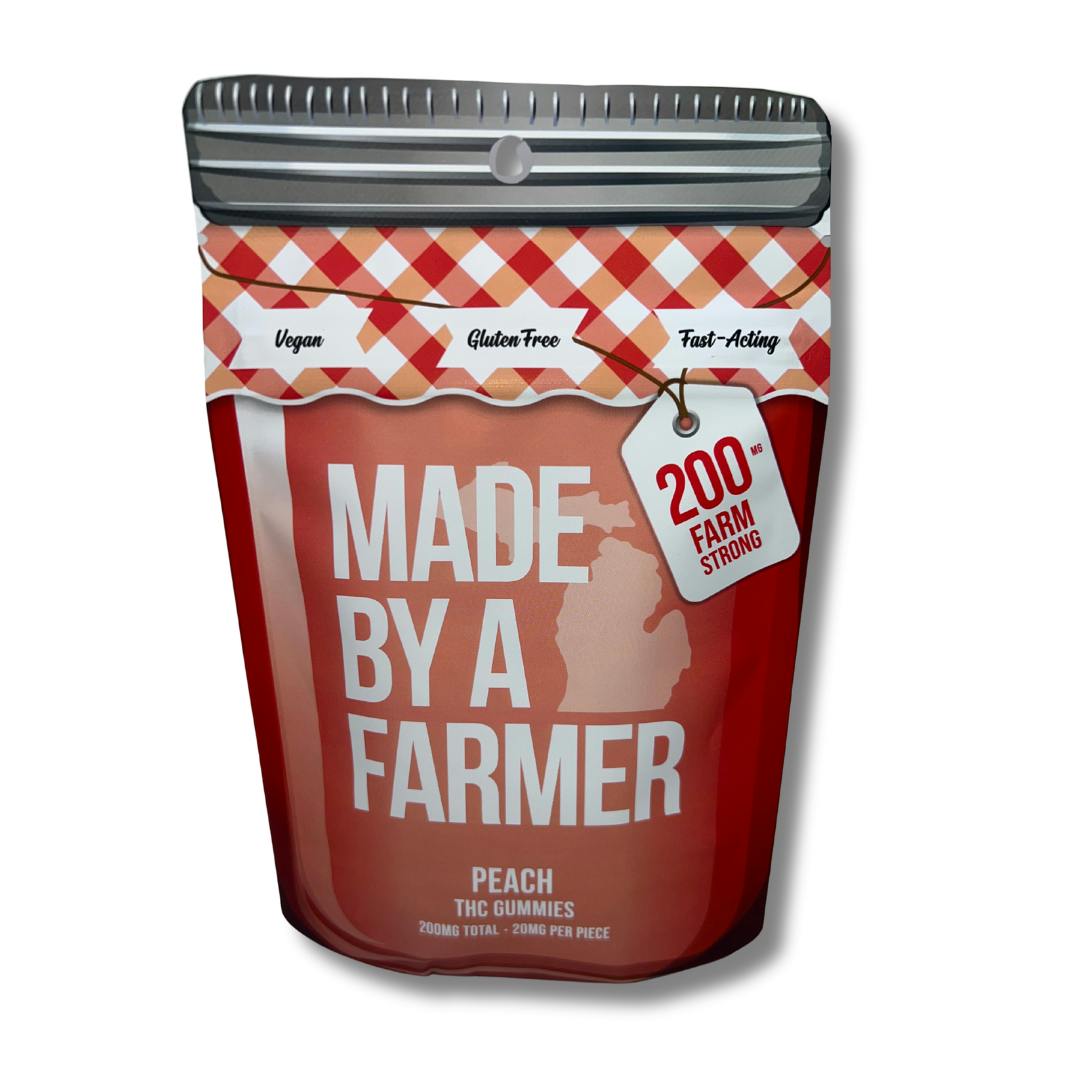 Product: Made by a Farmer | Fast Acting Gummies - 200mg - Peach