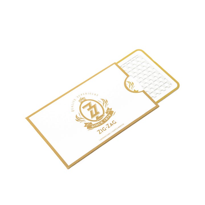 Grinder card - classic medallion (white/gold)-0