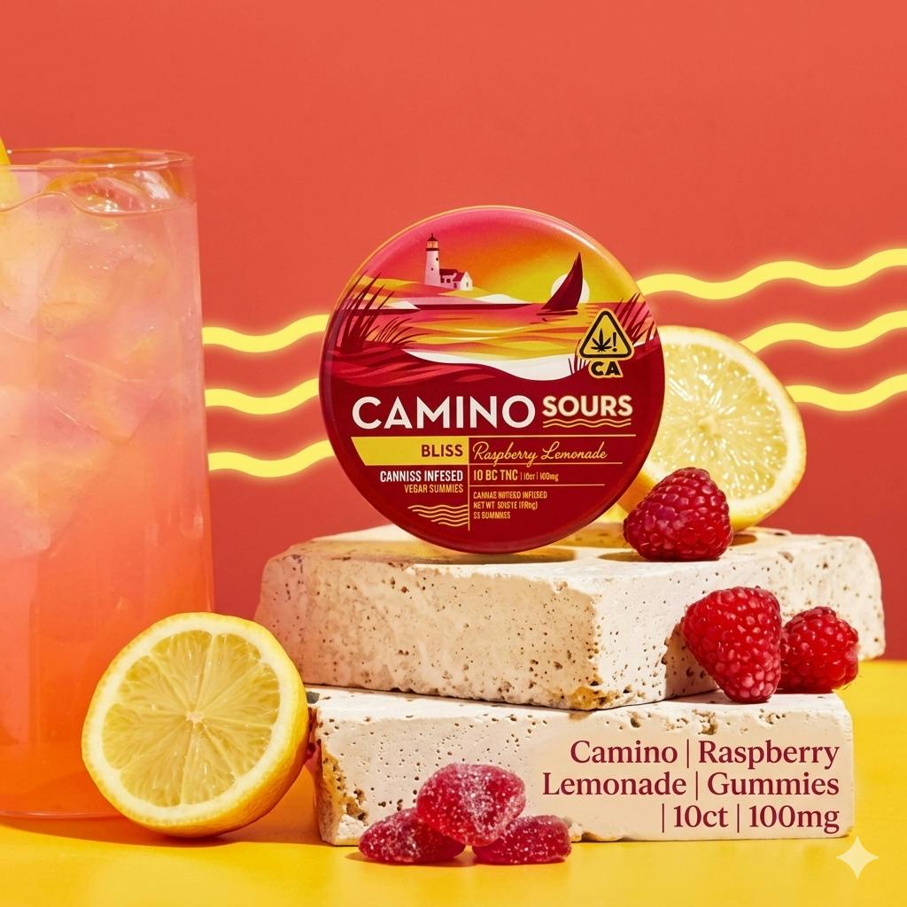 Product Camino | Raspberry Lemonade | Gummies | 10ct | 100mg