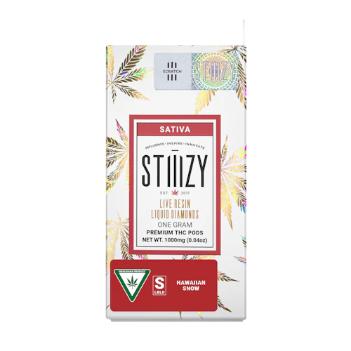 Stiiizy - 1g LQD Cartridge - Hawaiian Snow