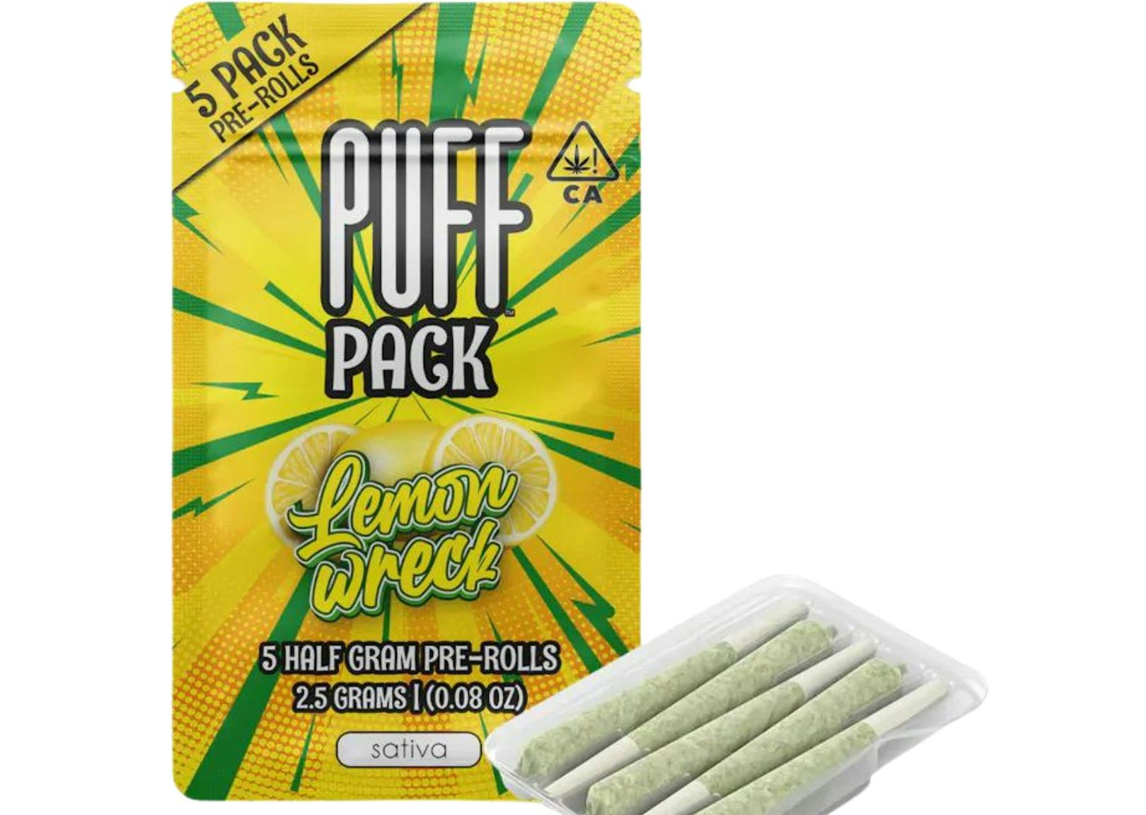 LEMON WRECK 5PK PREROLLS