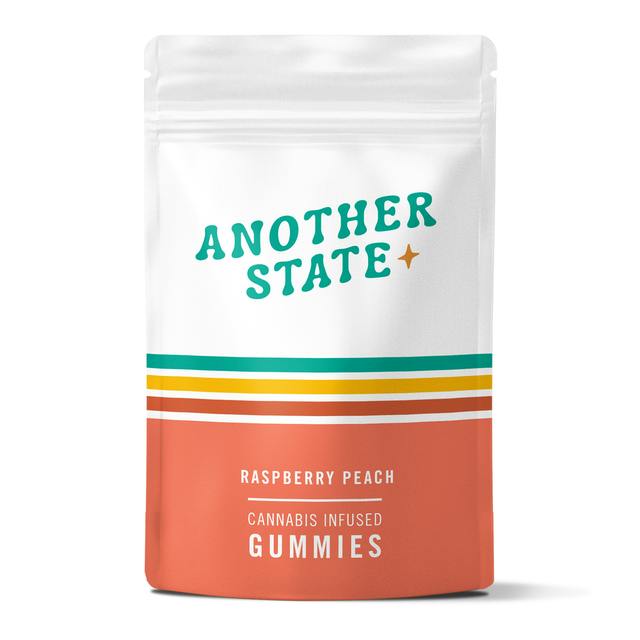 Raspberry Peach 1:1 THC:CBD Gummies