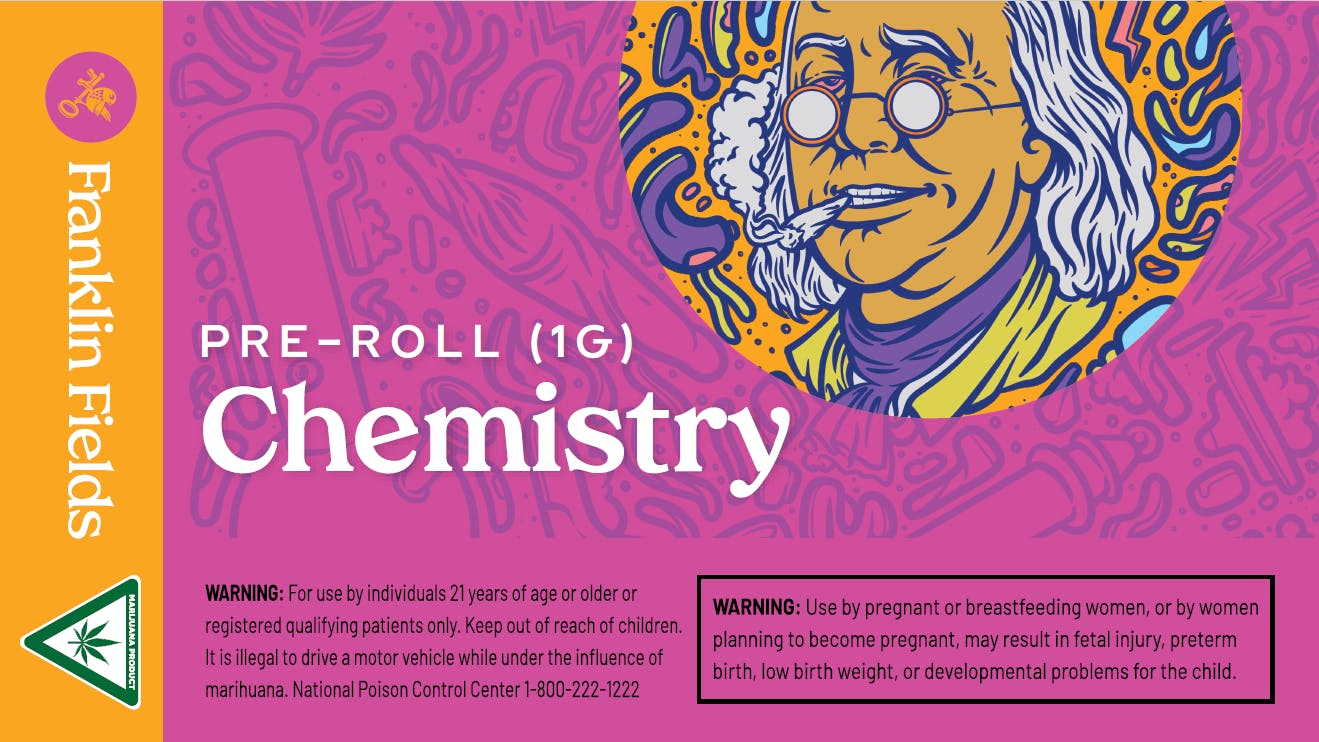 Product: Franklin Fields | Pre-Roll - 1g - Chemistry