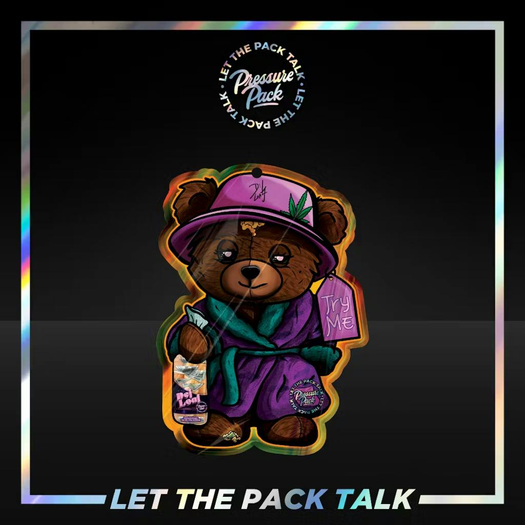 Pressure Pack x Dej Loaf - 3.5g Prepack - Smokey The Bear