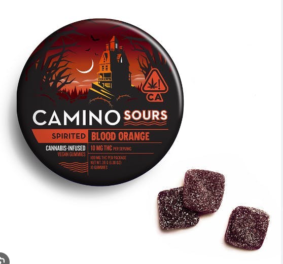 Product: Camino Sours | Spirited Blood Orange Sativa Gummies | 200mg