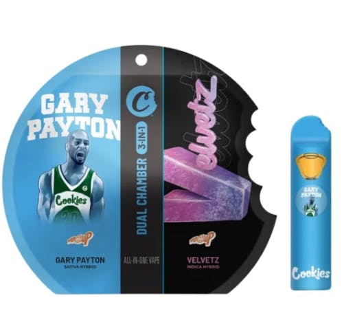 Cookies Cookies Disposable Gary Payton/Velvetz AIO (H) - Star Buds Cannabis  Dispensaries Cannabis Dispensary in NY, MD, MS, IL, OK