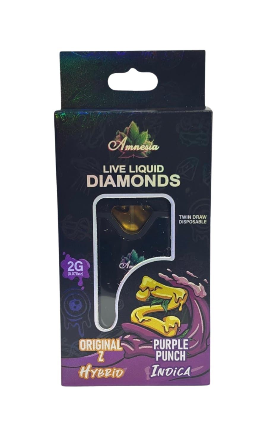 AMNESIA AMNESIA | ORIGINAL Z x PURPLE PUNCH | DISPOSABLE HYBRID — VAPORIZERS