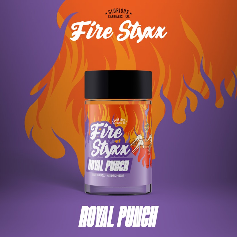 Fire Styxx Infused Pre-Roll 4pk | Royal Punch