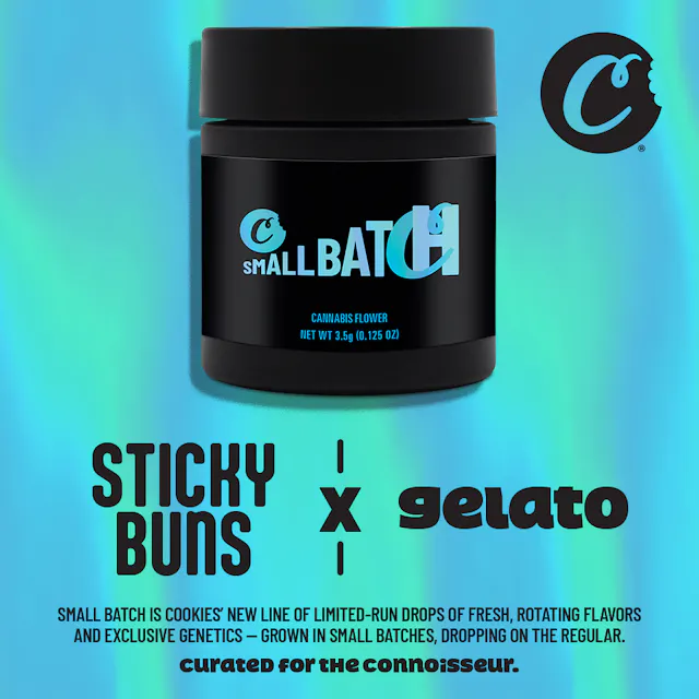 Cookies Flower Sticky Buns x Gelato 3.5g (indica, whole flower)