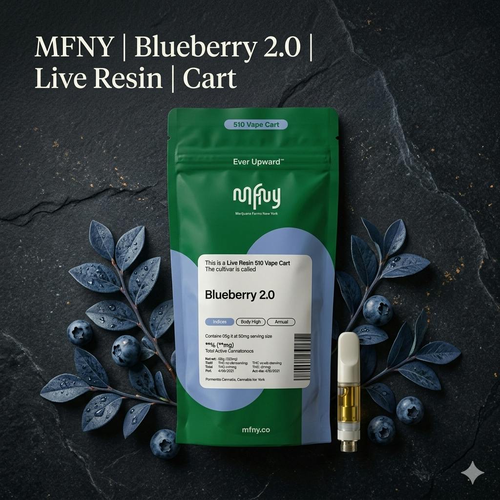 Product Blueberry 2.0 Live Resin 510 Cart | .5g