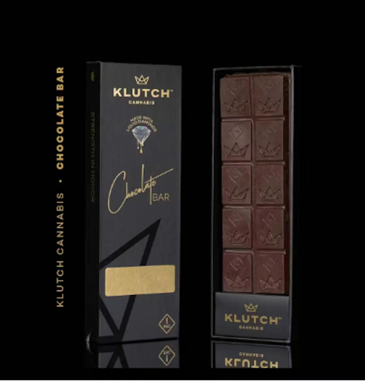 Photo of Ice Cream Cake Liquid Diamond Dark Chocolate Bar 100mg (I) | 10pk