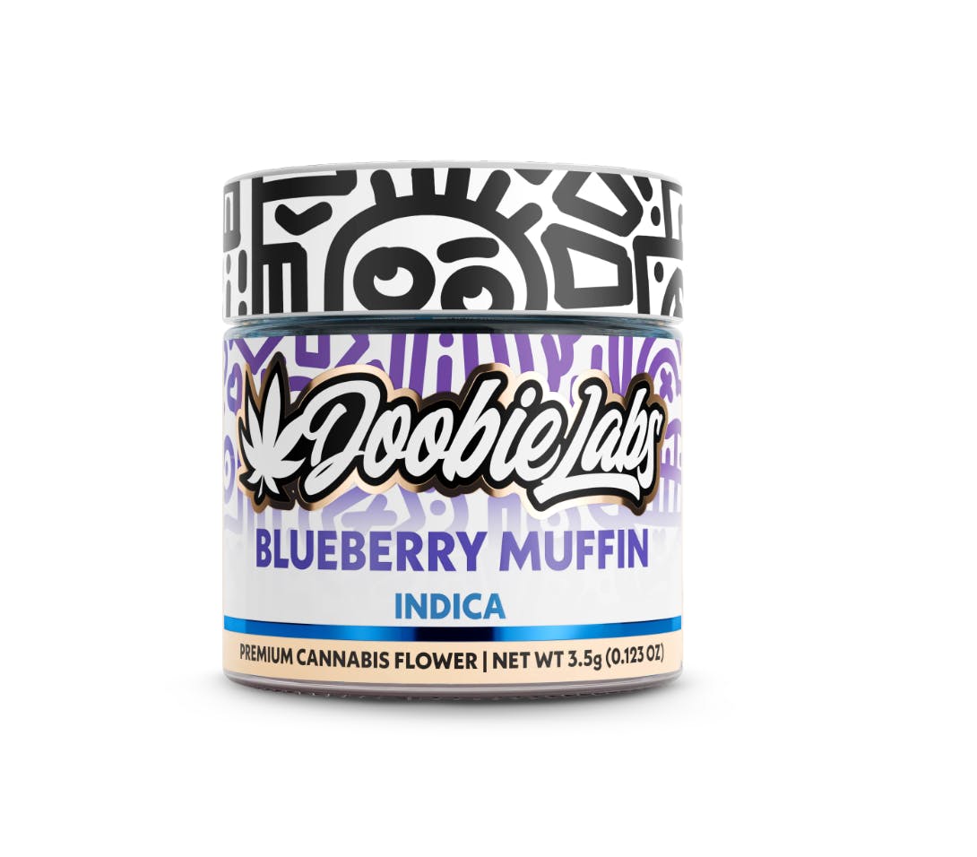 Doobie Labs - Blueberry Muffin - 3.5gDoobie LabsIndicaTHC: 30.18%TERPS: 0.98%4th of July Weekend! Spend $400 get $75 Off+6