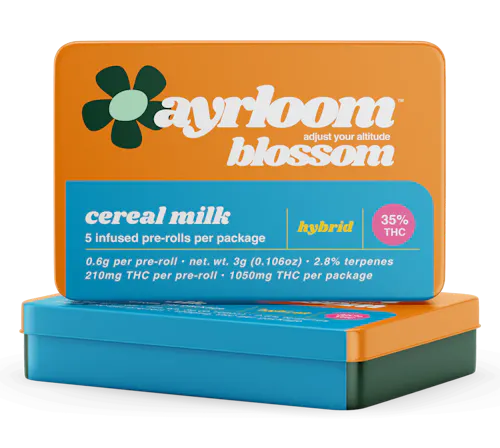 Ayrloom | Cereal Milk Infused Pre-Roll | 5 Pack | 3g-1