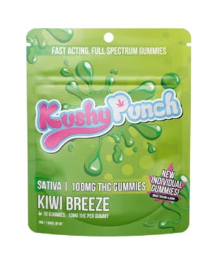 Product Kushy Punch | Kiwi Breeze | Gummies | 100mg