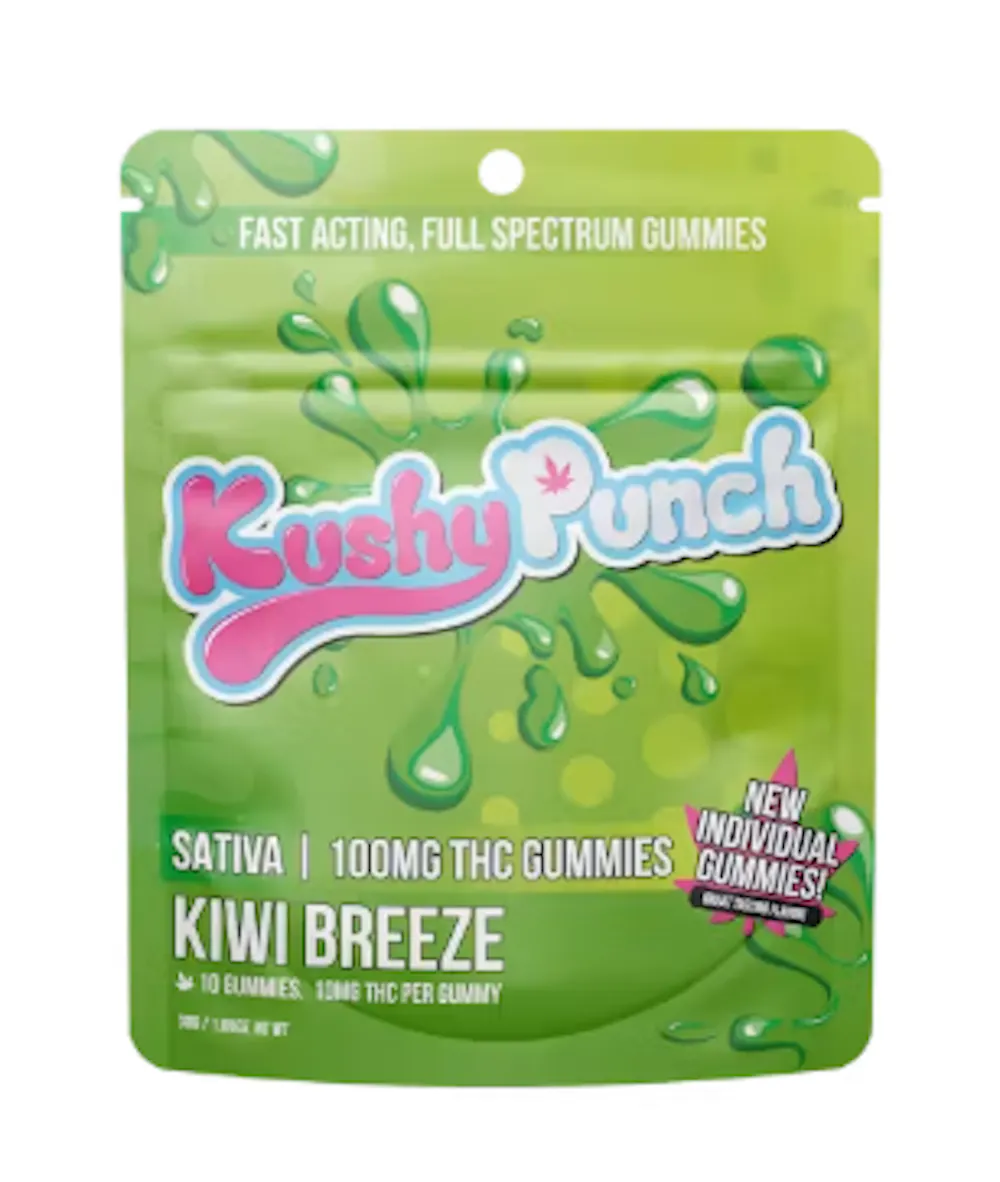 Product Kushy Punch | Kiwi Breeze | Gummies | 100mg
